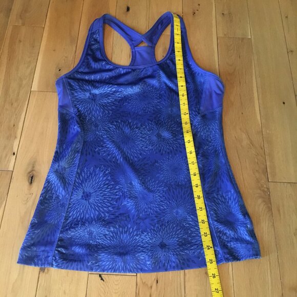Athletic Works Blue Diamond Burst Racerback Tank Top - Picture 5 of 7